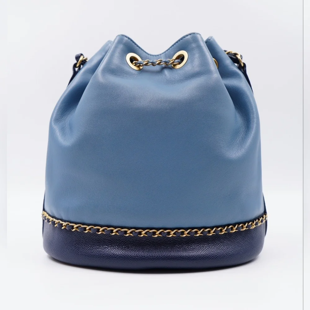 ❌️❌️SOLD ❌️❌️AT38❤️Chanel CC Lovely Chain Bucket Bag - Picture 11 of 16